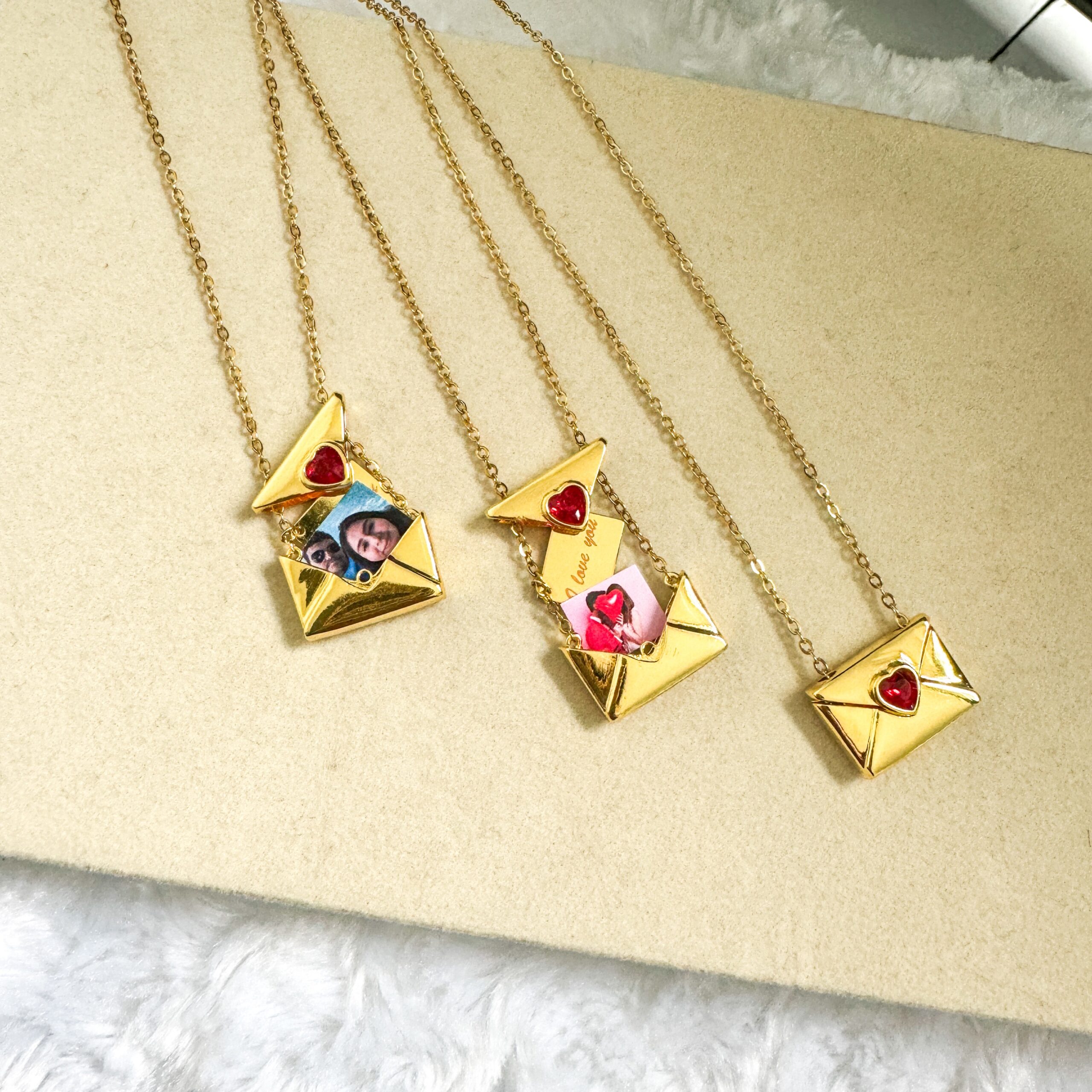 Cadena de corazón dúo